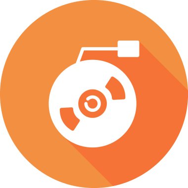 Vinil modern simgenin vektör illüstrasyonu