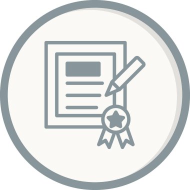 Anlaştık. Web simgesi basit tasarım