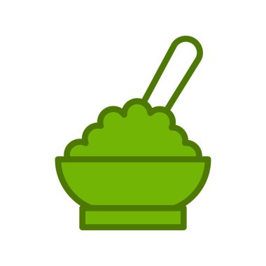 Mısır gevreği simgesi çizgi sembolü, vektör illüstrasyonu 