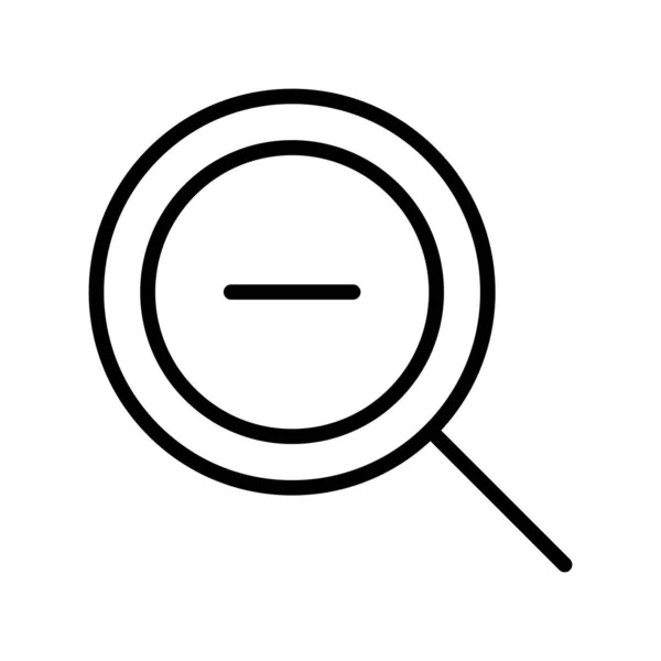Abstrakcyjna Ikona Wektora Wyszukiwania Ilustracja — Wektor stockowy