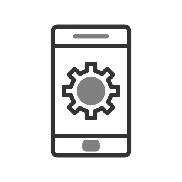 Icône Vecteur Application Mobile Design Simple Moderne — Image vectorielle