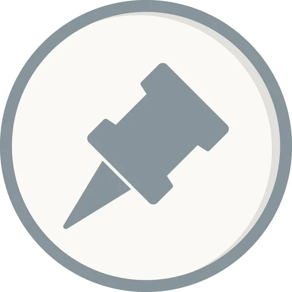 Ilustración Vectorial Del Icono Pin — Vector de stock