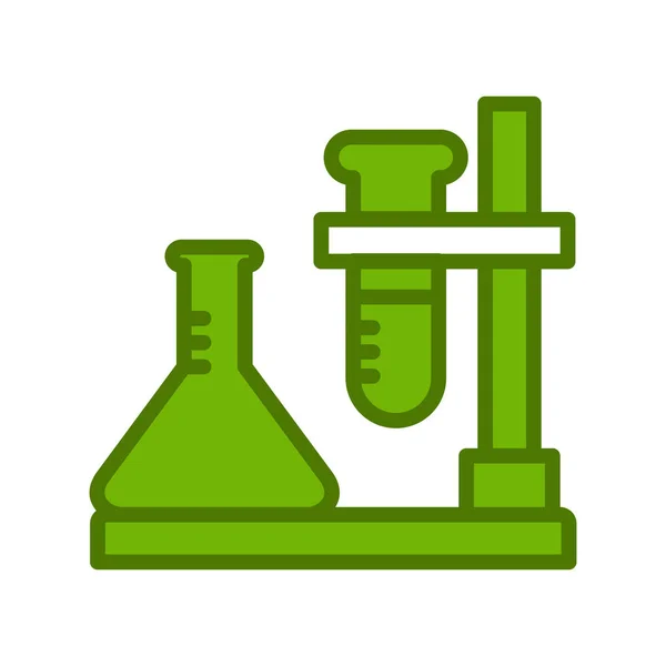 Vector Illustration Lab Testing Scientific Icon Style — 스톡 벡터