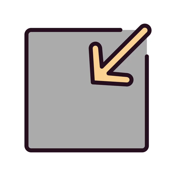 Pfeil Symbol Vektor Abbildung Herunterladen — Stockvektor