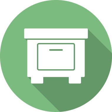 mobilya ikonu vektör illüstrasyonu