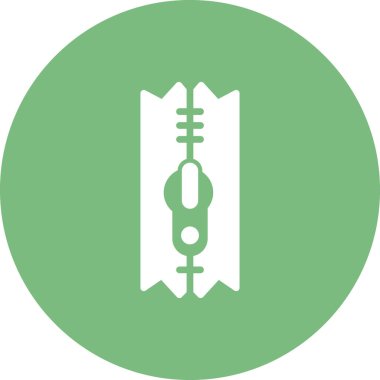 Zipper simgesinin vektör illüstrasyonu