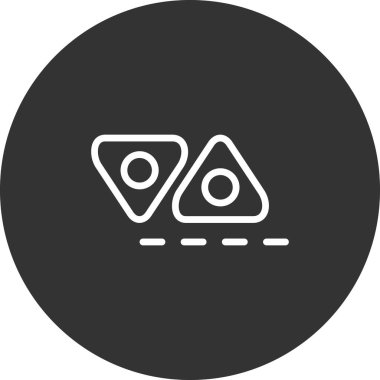 Tebeşir simge vektör çizim