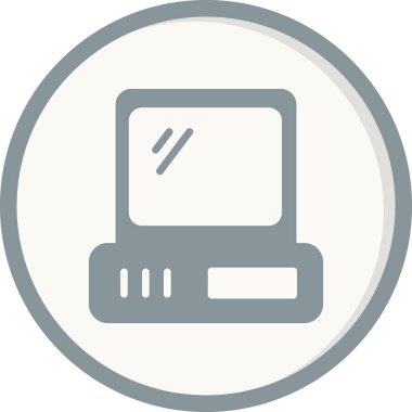 bilgisayar simgesi vektör illüstrasyonu 