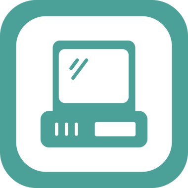 bilgisayar simgesi vektör illüstrasyonu 