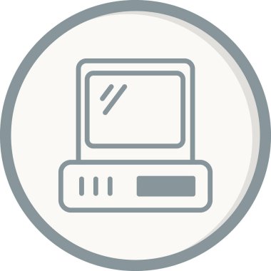 bilgisayar simgesi vektör illüstrasyonu 