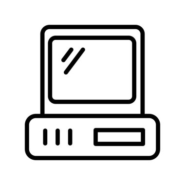 bilgisayar simgesi vektör illüstrasyonu 