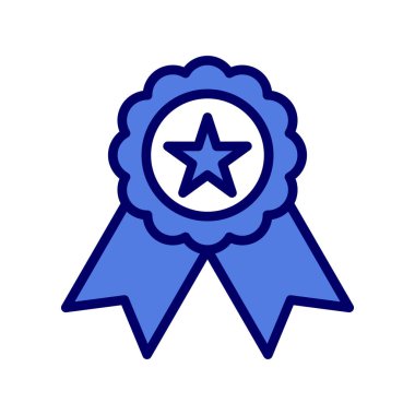 Madalya, ödül vektör simgesi düzenlenebilir