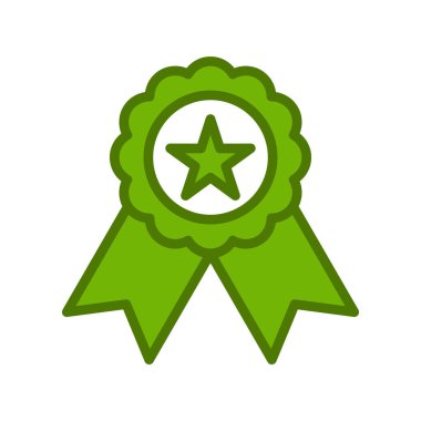 Madalya, ödül vektör simgesi düzenlenebilir