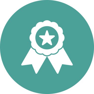 Madalya, ödül vektör simgesi düzenlenebilir