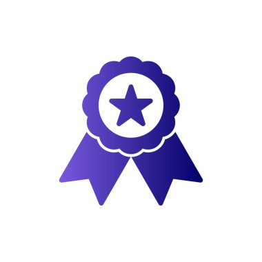 Madalya, ödül vektör simgesi düzenlenebilir