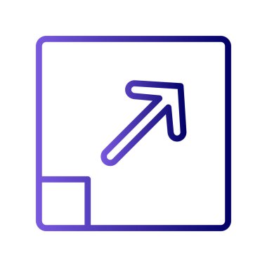 imleç simgesi, simge vektör illüstrasyonunu büyüt