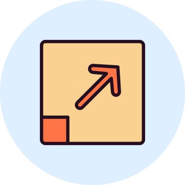 imleç simgesi, simge vektör illüstrasyonunu büyüt