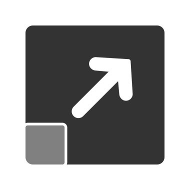 imleç simgesi, simge vektör illüstrasyonunu büyüt