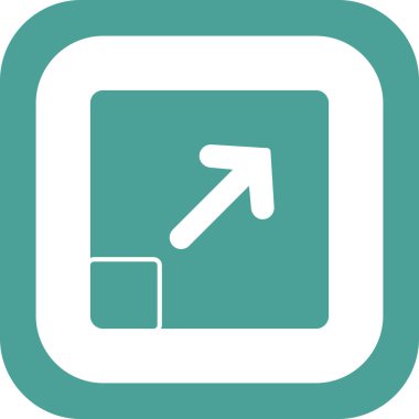 imleç simgesi, simge vektör illüstrasyonunu büyüt