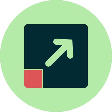 imleç simgesi, simge vektör illüstrasyonunu büyüt