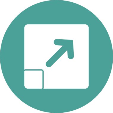 imleç simgesi, simge vektör illüstrasyonunu büyüt