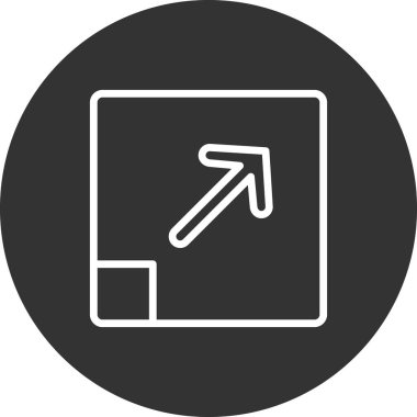 imleç simgesi, simge vektör illüstrasyonunu büyüt