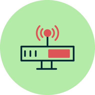 Hareket Algılayıcı simgesi vektör çizimi