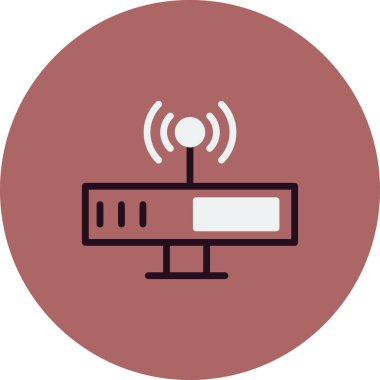 Hareket Algılayıcı simgesi vektör çizimi