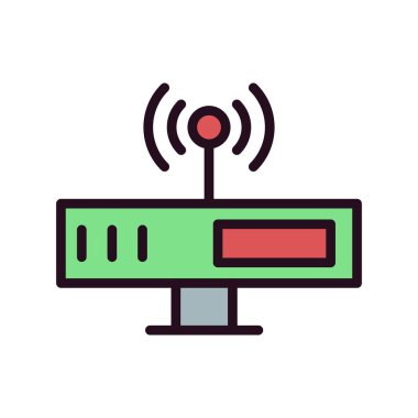 Hareket Algılayıcı simgesi vektör çizimi