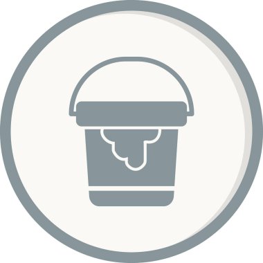 Boyalı kovanın illüstrasyon vektörü