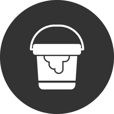 Boyalı kovanın illüstrasyon vektörü