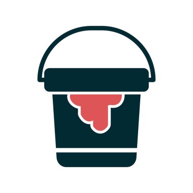 Boyalı kovanın illüstrasyon vektörü