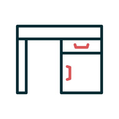 tablo simgesi vektör illüstrasyonu 