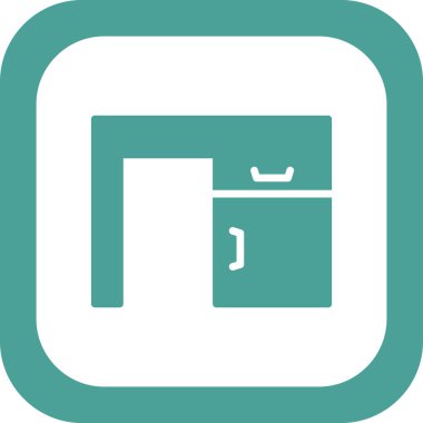 tablo simgesi vektör illüstrasyonu 