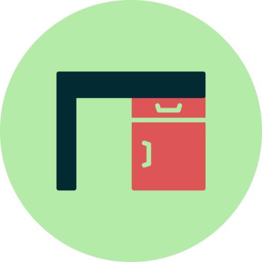 tablo simgesi vektör illüstrasyonu 