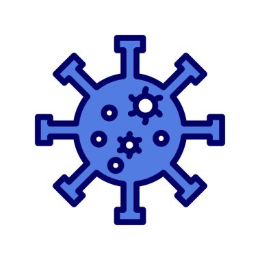 Virüs ikonu vektör illüstrasyonu