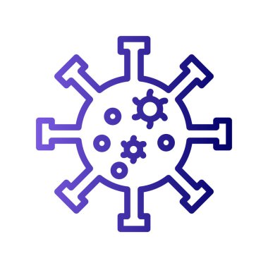 Virüs ikonu vektör illüstrasyonu