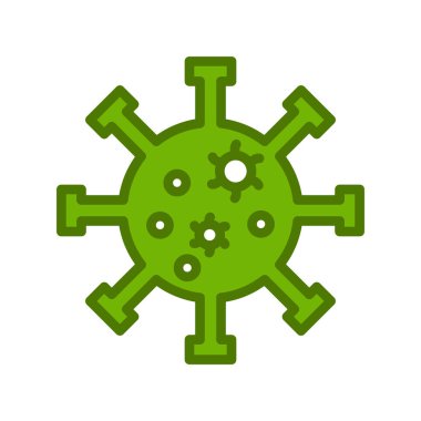 Virüs ikonu vektör illüstrasyonu