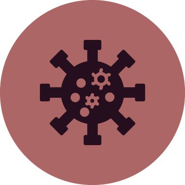 Virüs ikonu vektör illüstrasyonu