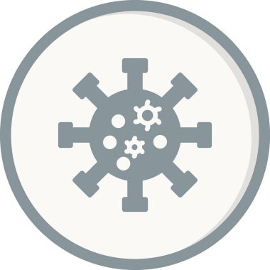 Virüs ikonu vektör illüstrasyonu