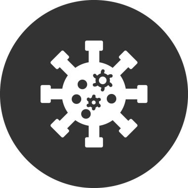 Virüs ikonu vektör illüstrasyonu