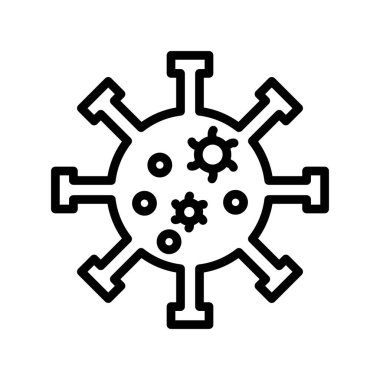 Virüs ikonu vektör illüstrasyonu