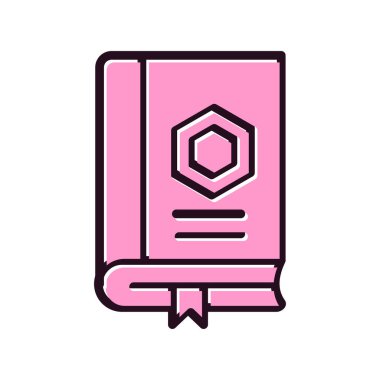 Çizgi roman ikonu vektör illüstrasyonu