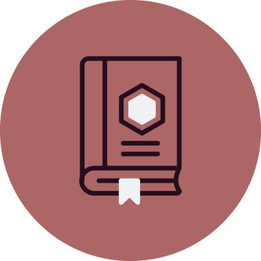 Çizgi roman ikonu vektör illüstrasyonu