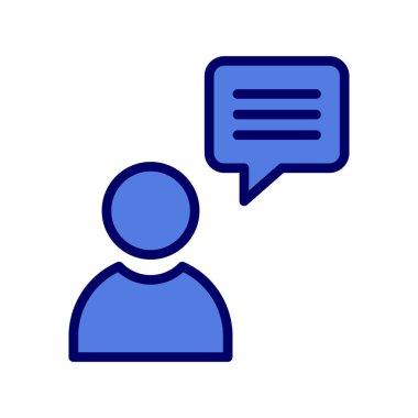 Müşteri simgesi vektör illüstrasyonu