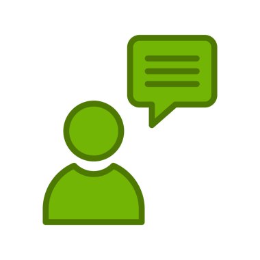 Müşteri simgesi vektör illüstrasyonu