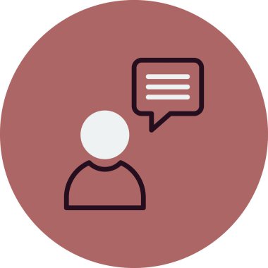 Müşteri Gözden Geçirmesinin vektör düz çizimi