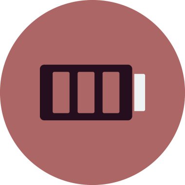 Tam pil simgesinin vektör çizimi