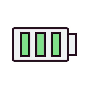 Tam pil simgesinin vektör çizimi