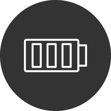 Tam pil simgesinin vektör çizimi